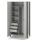 Dulap camera copii Maia 960 cashmere-antracit (2)